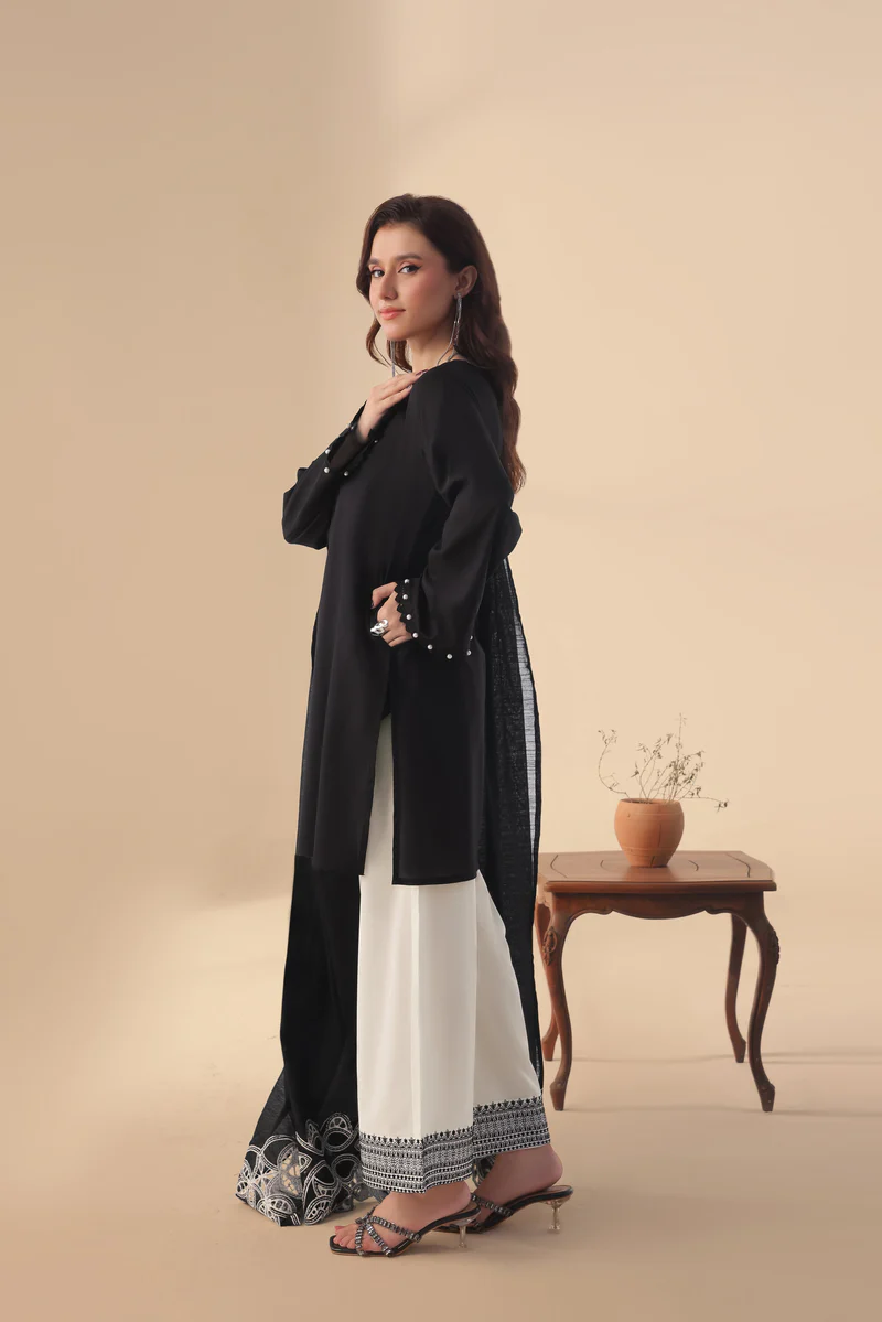 Embroidered Cotton+lawn 3pc - Image 2